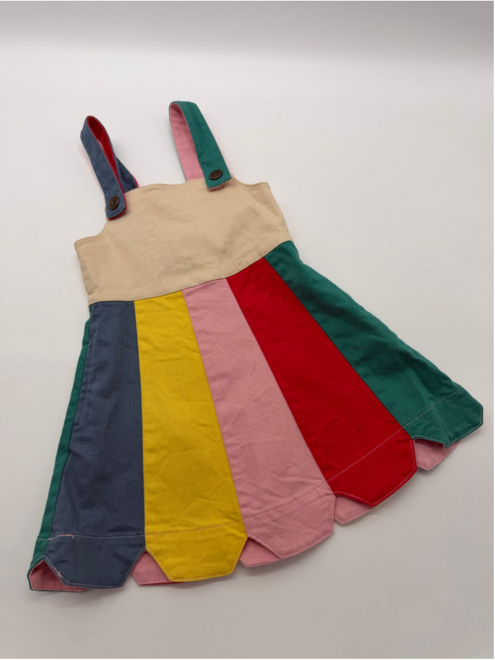 Finding Foxtale Multicolor Striped Umbrella Dress Size 3T